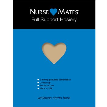 Nearly Nude Nurse Mates Full Support Hosiery